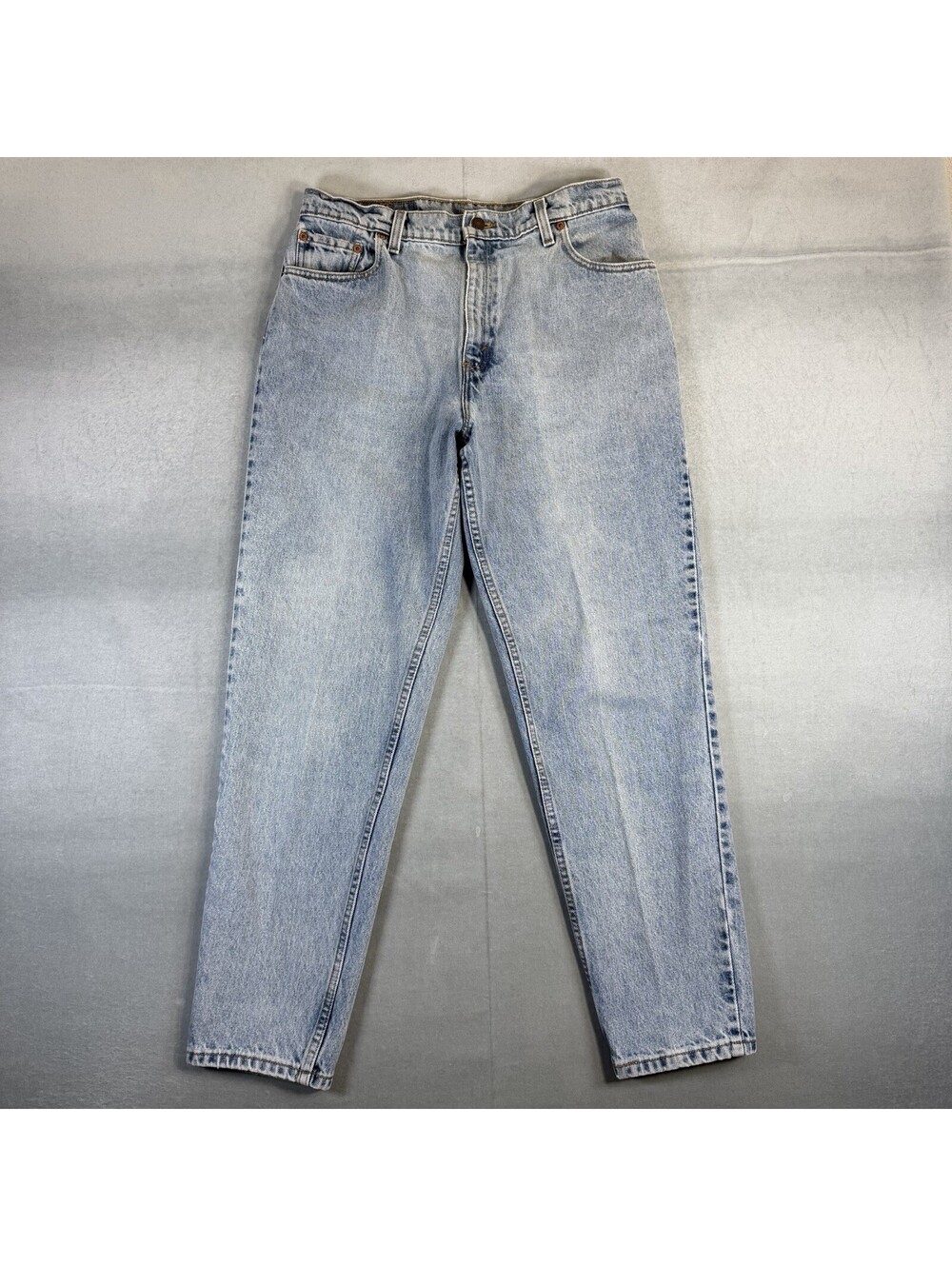 Vintage 90s Levis 551 Jeans Womens 14 Med Blue High Rise Relaxed Tapered USA - Picture 1 of 10